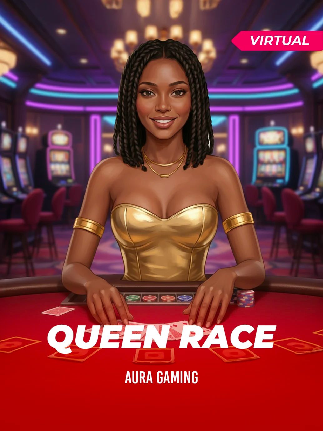 Queen Race (virtual) casino game on FunInExchange